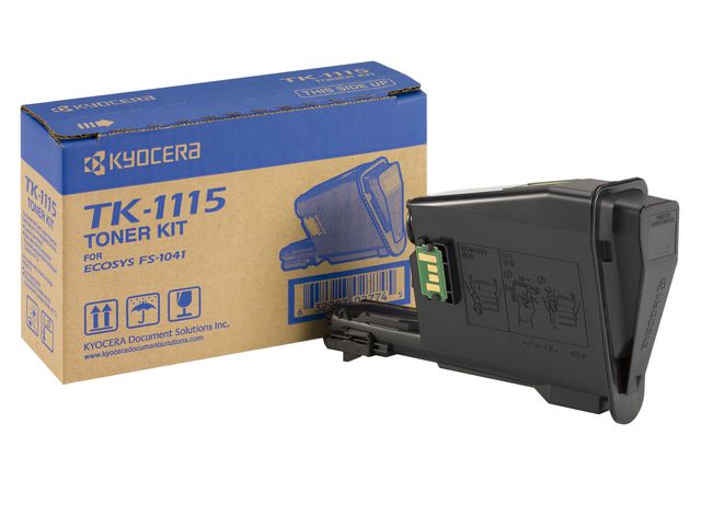 KYOCERA Toner, 1115, svart, 1T02M50NL0 | Toner och bläck - Tonerkassetter - Toner Kyocera | Kontorsexperten