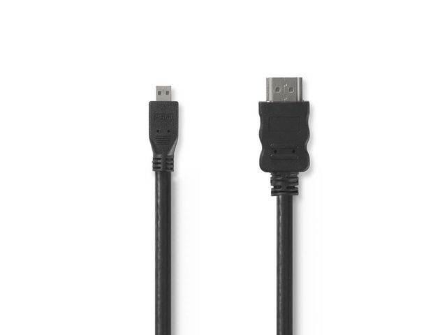 NEDIS Kabel HDMI - HDMI Micro 1,5m | Datorprodukter - Kablar och adaptrar - HDMI | Kontorsexperten