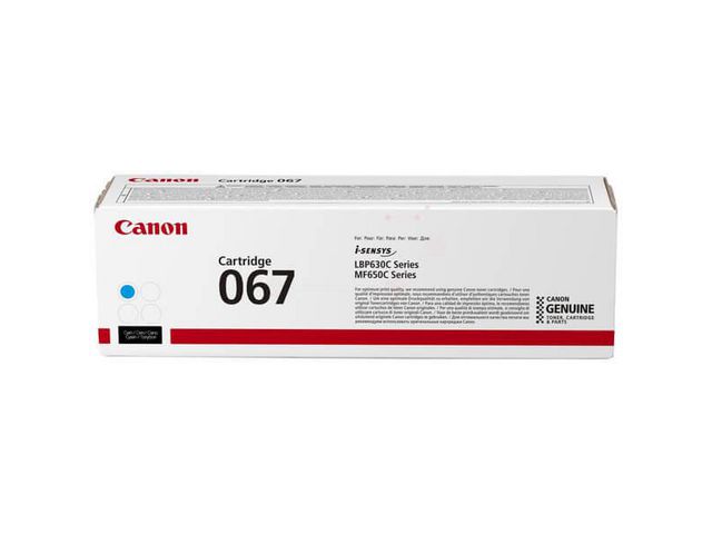Canon Toner 067 1,25K cyan | Toner och bläck - Tonerkassetter - Toner Canon | Kontorsexperten
