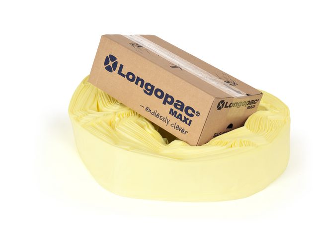 LONGOPAC Kassett Maxi Standard 110m gul | Städ och hygien - Påsar och säckar - Kassett - Longopac | Kontorsexperten