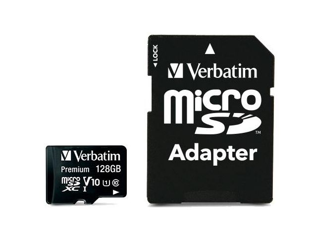 VERBATIM Minneskort Micro SDXC 128GB C10 | Datorprodukter - Lagring - Minneskort | Kontorsexperten