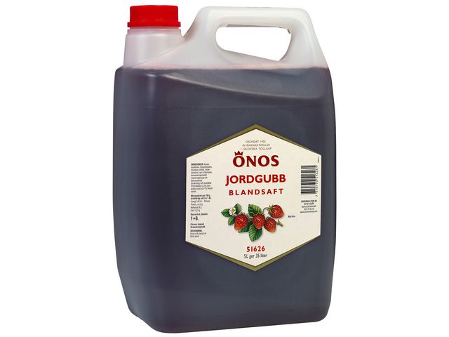 ÖNOS Saft Jordgubb Konc. 5L