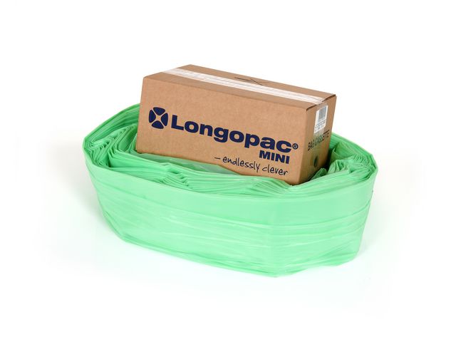 LONGOPAC Kassett Mini 20my bio 40m grön | Städ och hygien - Påsar och säckar - Kassett - Longopac | Kontorsexperten
