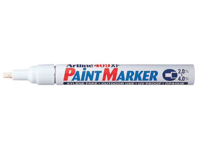 Produktfoto för MÄRKPENNA ARTLINE 409 VIT HEAVY DUTY | Beijerbygg Byggmaterial