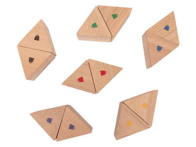 MyPauze® Viktmemory trä 12-delar | Skola och förskola - Klassrummet / Lära - Sensoriska produkter | Kontorsexperten