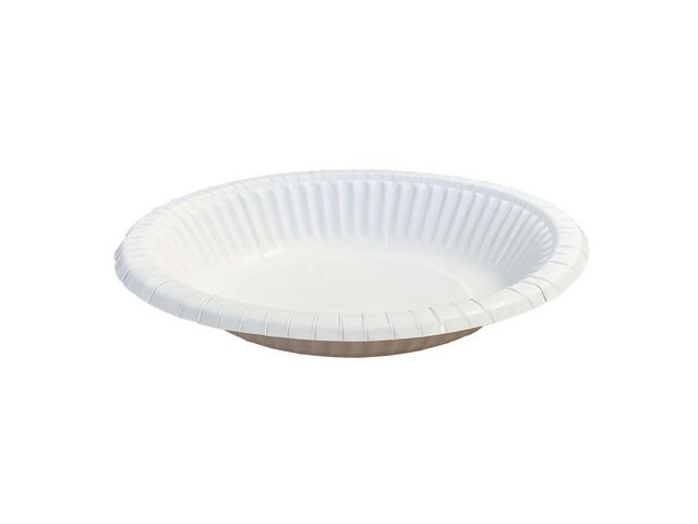 HUHTAMAKI Tallrik papper djup 350ml Svanen 50/fp | Kök och servering - Engångsartiklar - Tallrikar - Papper | Kontorsexperten