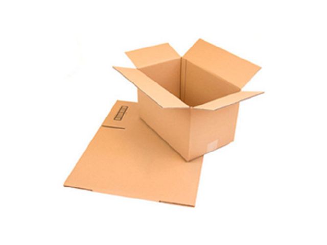 Boxon Wellpapplåda 610x230x160mm | Emballage och lagerutrustning - Lådor och well - Welllådor 1-lag - 370-500 mm | Kontorsexperten