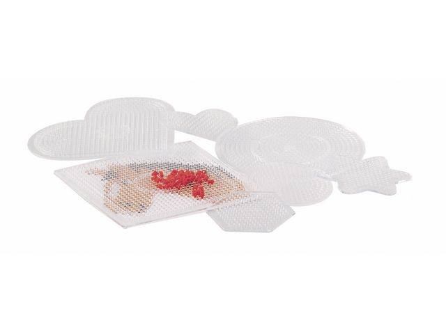 Pärlplatta stjärna | Skola och förskola - Hobbymaterial - Nabbipärlor - Rörpärlor | Kontorsexperten