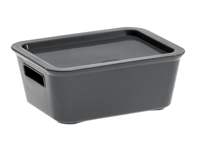 CEP Plastlåda Bella plast 1,18L grå | Kontorsmaterial - Arkivering och kontorsförvaring - Förvaringslådor | Kontorsexperten