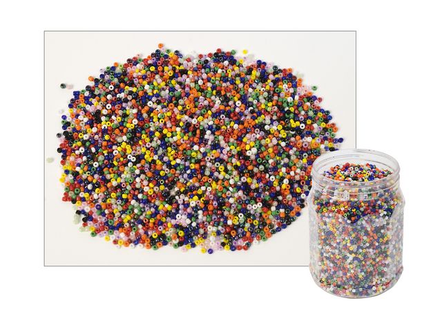 Produktfoto för PLAYBOX Glaspärlor 500g