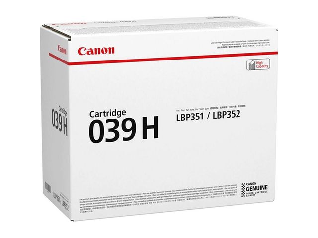 Canon Toner Toner CRG 039 HC Sort | Toner och bläck - Tonerkassetter - Toner Canon | Kontorsexperten