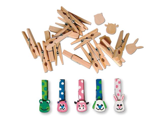 PLAYBOX Klädnypor 75/fp | Skola och förskola - Hobbymaterial - Pyssel - Trä | Kontorsexperten