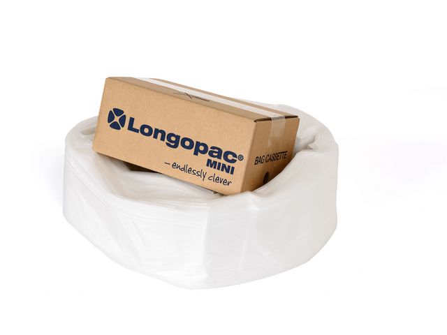LONGOPAC Kassett Mini Strong 45m transparent | Städ och hygien - Påsar och säckar - Kassett - Longopac | Kontorsexperten