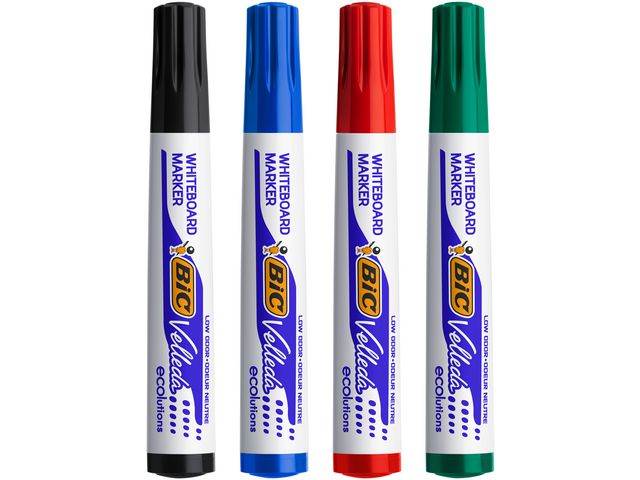 BIC® Whiteboardpenna 1701 4/fp | Kontorsmaterial - Pennor - Whiteboardpennor - Skuren spets | Kontorsexperten