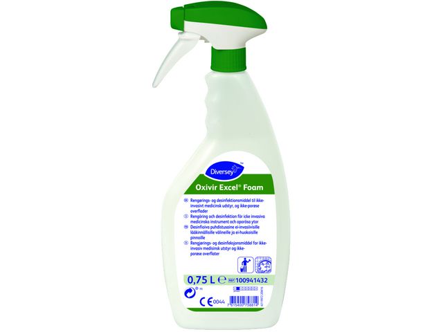 Oxivir® Rengöringsmedel Oxivir Excel skumspray 750ml | Städ och hygien - Desinfektionsmedel - Ytdesinfektion | Kontorsexperten