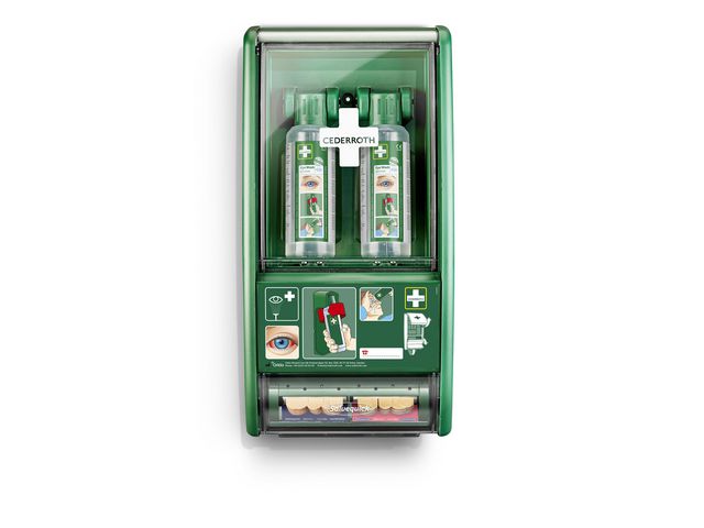 CEDERROTH Ögonduschstation | Skyddsutrustning - Första Hjälpen - Ögondusch | Kontorsexperten