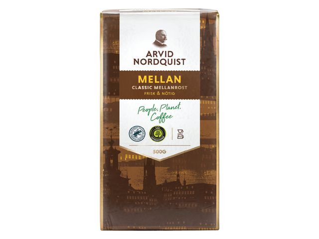 Arvid Nordquist Kaffe Classic mellanrost 500g | Kök och servering - Kaffe och te - Bryggkaffe | Kontorsexperten