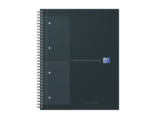 Oxford Kollegieblock Oxford A4+ rut svart | Kontorsmaterial - Block och anteckningsböcker - Kollegieblock | Kontorsexperten