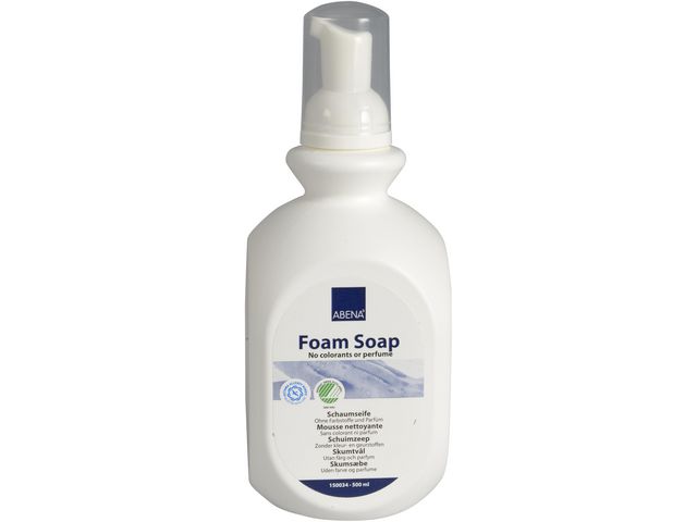 ABENA Skumtvål inkl. pump 500ml | Städ och hygien - Tvål och hygien - Tvål - Skum | Kontorsexperten
