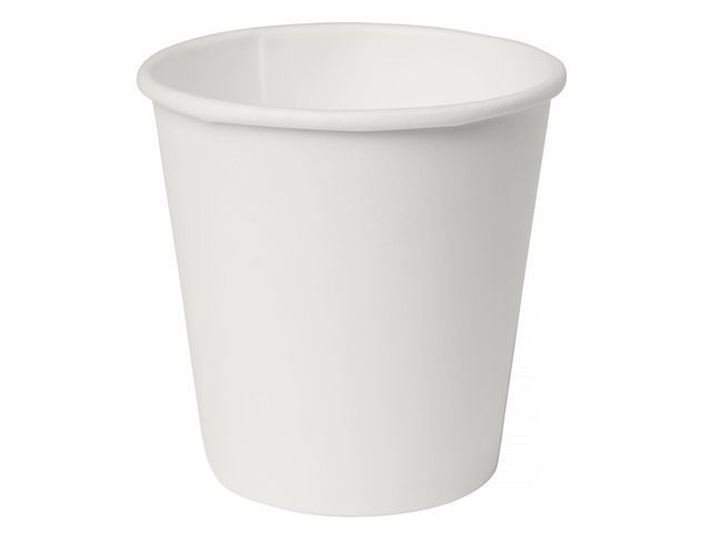 BioPak Mugg papper 120ml vit 45/fp | Kök och servering - Engångsartiklar - Pappersbägare | Kontorsexperten