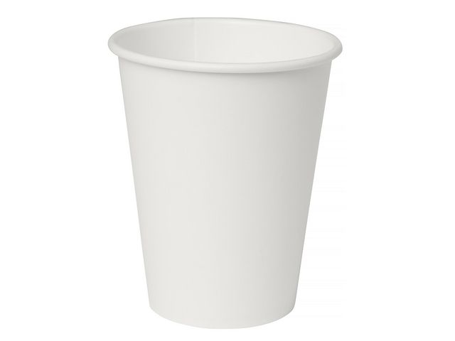 BioPak Mugg papper 35cl vit 50/fp | Kök och servering - Engångsartiklar - Pappersbägare | Kontorsexperten