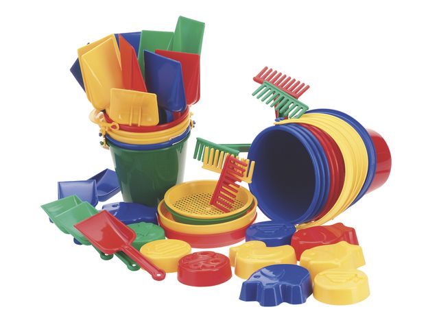 NYBY Sandset mini 44 delar | Skola och förskola - Lekmaterial - Sandlek och vattenlek | Kontorsexperten