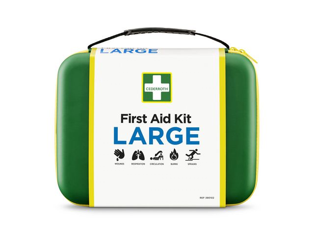 CEDERROTH Första Hjälpen-kit large | Skyddsutrustning - Första Hjälpen - Väskor lådor och kit | Kontorsexperten