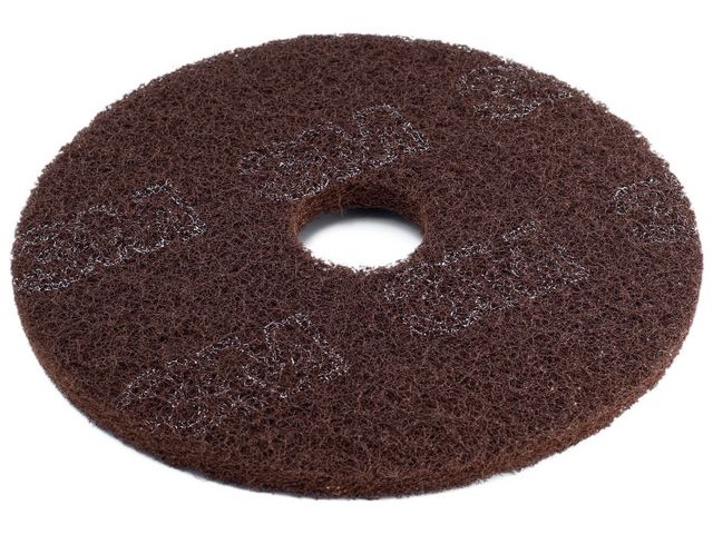 Scotch-Brite Rondell brun 20 | Städ och hygien - Städmaskiner - Rondeller - Scotch-Brite | Kontorsexperten