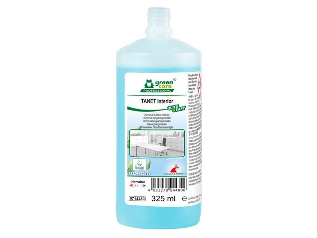Tana Refill TANET Interiör Quick & Easy 325ml | Städ och hygien - Rengöringsmedel - Allrent | Kontorsexperten