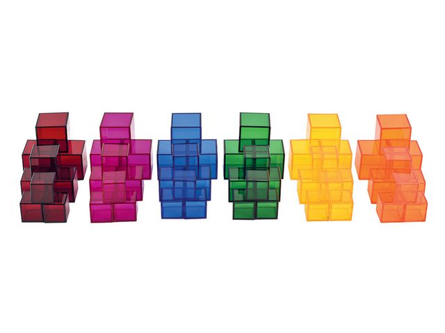 MYPAUZE Transparenta kuber I olika stl 54/fp | Skola och förskola - Klassrummet / Lära - Sensoriska produkter | Kontorsexperten