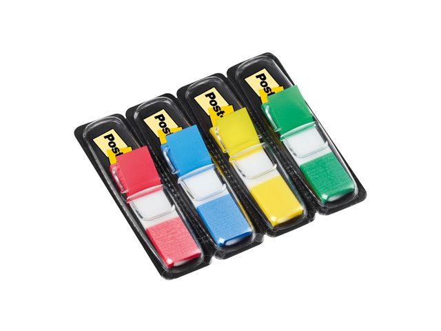 Post-it® Index 12X43mm r/b/g/g 140/fp | Kontorsmaterial - Indexflikar och märkflikar - Indexflikar i plast | Kontorsexperten