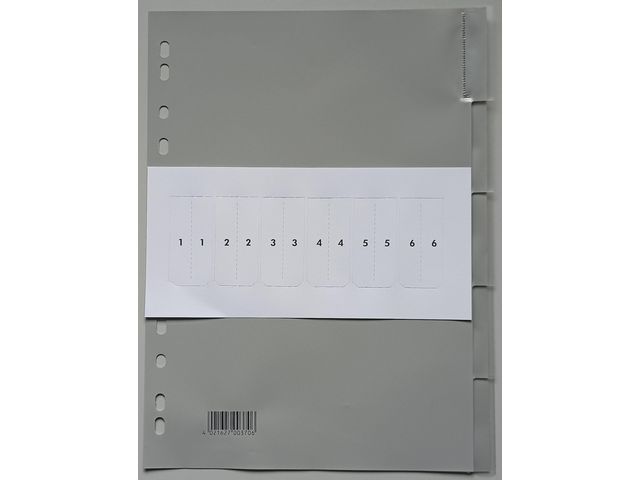 Plastregister A4 5-fl instick | Kontorsmaterial - Pärmar och register - Plastregister - Tryckta | Kontorsexperten