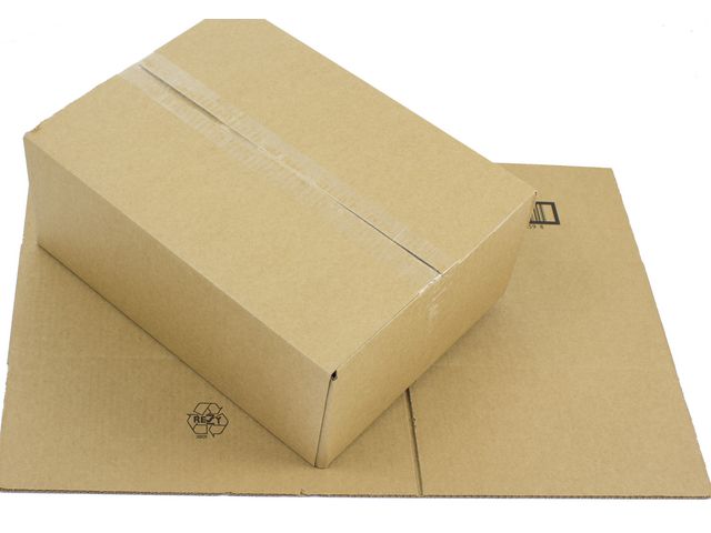 Boxon Wellåda E345 589x389x146mm P | Emballage och lagerutrustning - Lådor och well - Welllådor 1-lag - 500-1300 mm | Kontorsexperten