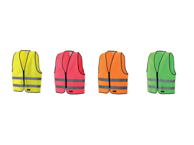 Reflectil Reflexväst dragkedja Barn XS Gul | Skola och förskola - Idrott, hälsa och rörelse - Västar, reflexer och promenadrep | Kontorsexperten