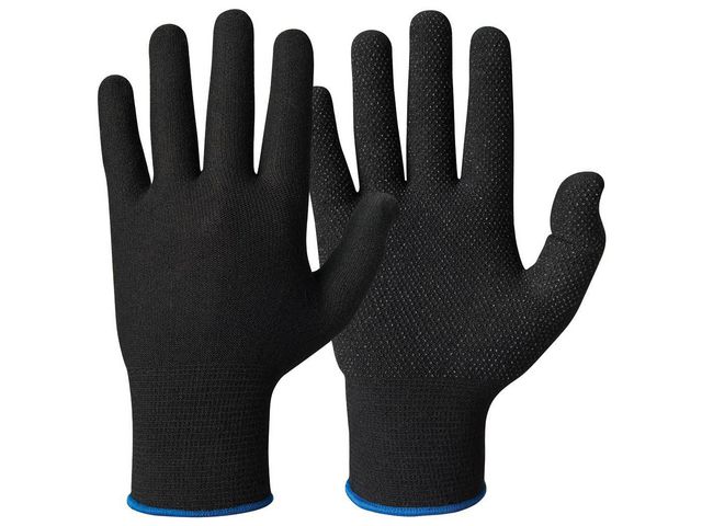 GRANBERG Textilhandske 0484 noppor svart 10 | Skyddsutrustning - Skyddshandskar - Textilhandskar | Kontorsexperten