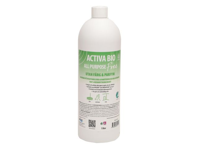 Activa Allrent Bio All Purpose Free 1L | Städ och hygien - Rengöringsmedel - Allrent | Kontorsexperten