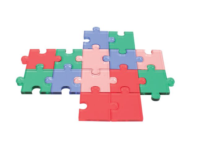 MyPauze® Transparent pussel till ljusbord 56/fp | Skola och förskola - Klassrummet / Lära - Sensoriska produkter | Kontorsexperten