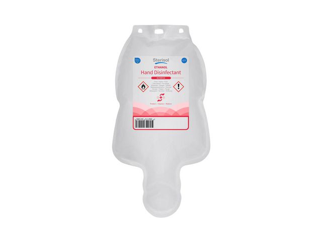 Sterisol Handdesinfektion Etanol 700ml | Städ och hygien - Desinfektionsmedel - Systemhanddesinfektion | Kontorsexperten