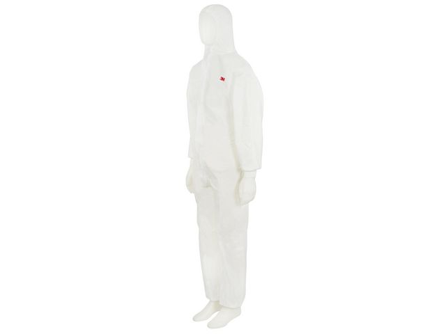 3M Korttidsoverall 4520 vit XL | Skyddsutrustning - Engångskläder - Skyddsoverall | Kontorsexperten