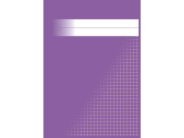 Räknehäfte A5 rutat 5x5mm lila | Skola och förskola - Förbrukning skola häften - Räknehäften | Kontorsexperten