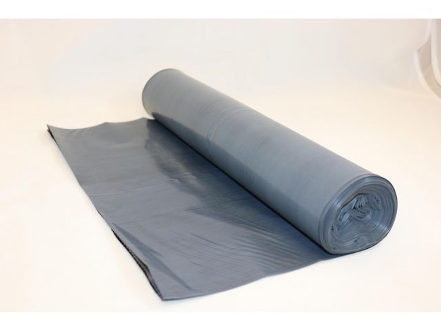 Plastsäck LD 125L 90my grå byggsäck 10/rl | Städ och hygien - Påsar och säckar - Plastsäckar | Kontorsexperten