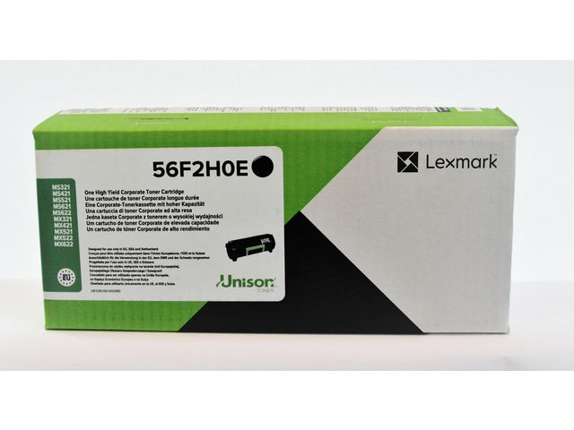 Lexmark Toner LEXMARK 56F2H0E Svart | Toner och bläck - Tonerkassetter - Toner Lexmark | Kontorsexperten