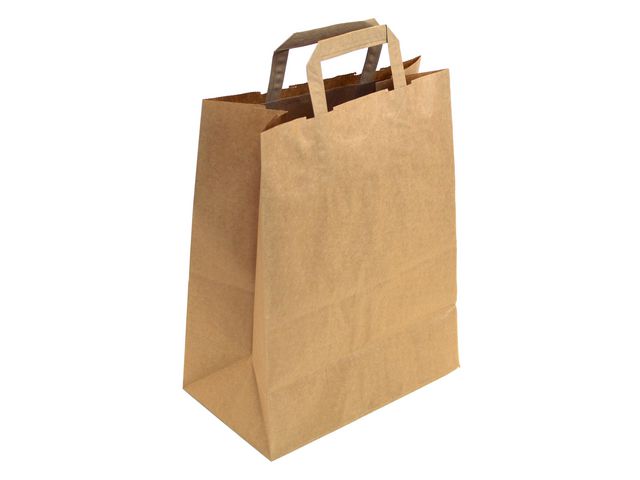 Bärkasse papper 26L brun 200/fp | Emballage och lagerutrustning - Bärkassar och Påsar - Bärkasse - Papper | Kontorsexperten