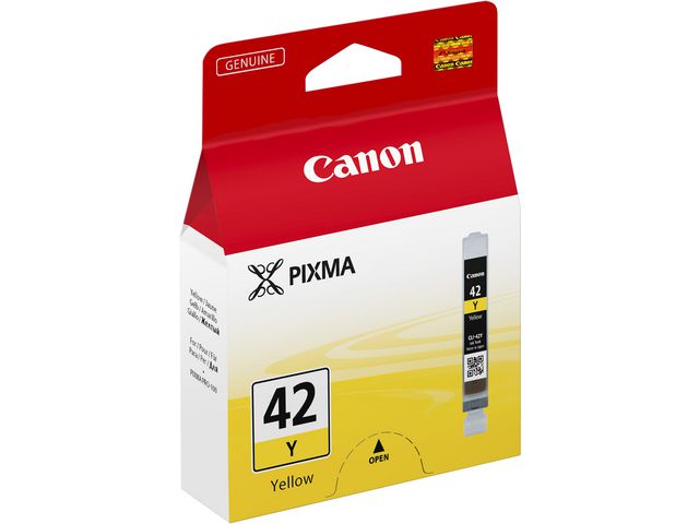 Canon Bläckpatron, PIXMA 42Y, ChromaLife100, gul, singelförpackning, 6387B001 | Toner och bläck - Bläckpatroner - Bläckpatroner Canon | Kontorsexperten