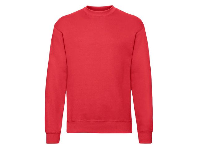 FRUIT OF THE LOOM Sweatshirt 62202 röd M | Arbetskläder - Arbetströjor - Sweatshirts och koftor | Kontorsexperten