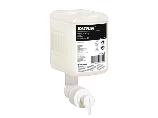 KATRIN Duschtvål Arctic Breeze 500ml | Städ och hygien - Tvål och hygien - Hygiensystem - Katrin | Kontorsexperten