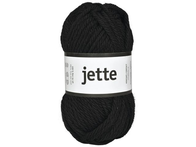 JÄRBO GARN Ullgarn Jette 50g, svart | Skola och förskola - Hobbymaterial - Garn | Kontorsexperten
