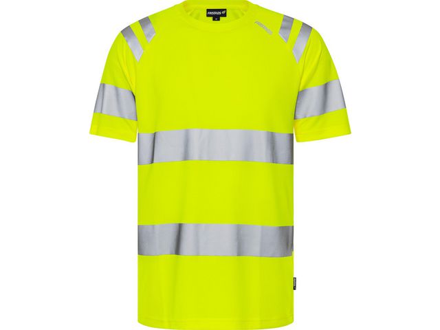 FRISTADS T-shirt varsel 7860 GPST kl3 gul XS | Arbetskläder - Varselkläder - Varselt-shirts | Kontorsexperten