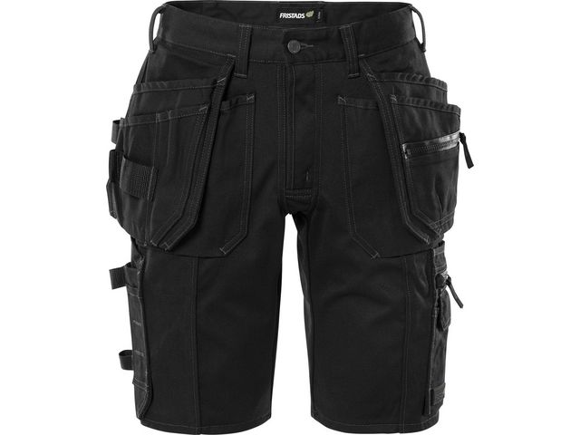 FRISTADS Hvshorts green stretch 2532 GCYD sv c56 | Arbetskläder - Arbetsbyxor och shorts - Arbetsshorts och piratbyxor | Kontorsexperten