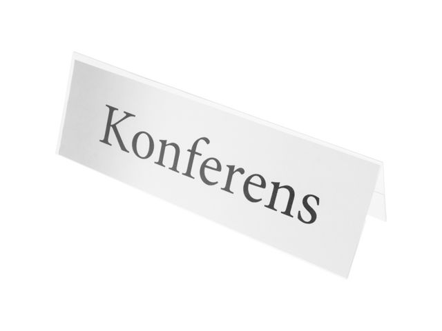 Expograf Cardkeep Hållare bordsskylt transp 40x150mm | Kontorsmöbler och inredning - Namnskyltar och korthållare - Namnbrickor | Kontorsexperten